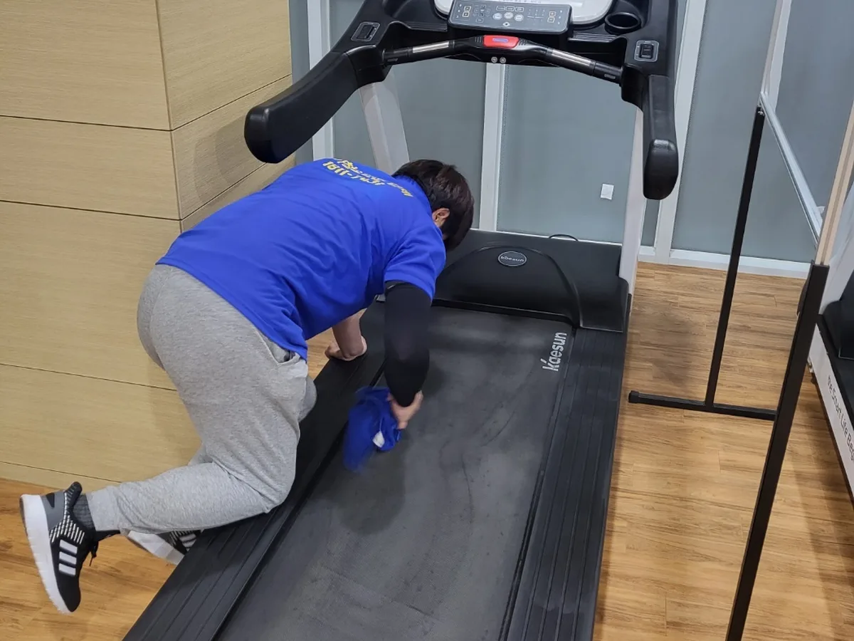 보령시 미산면 피트니스 라커 검사실 위생청소 사례 - 행진크린