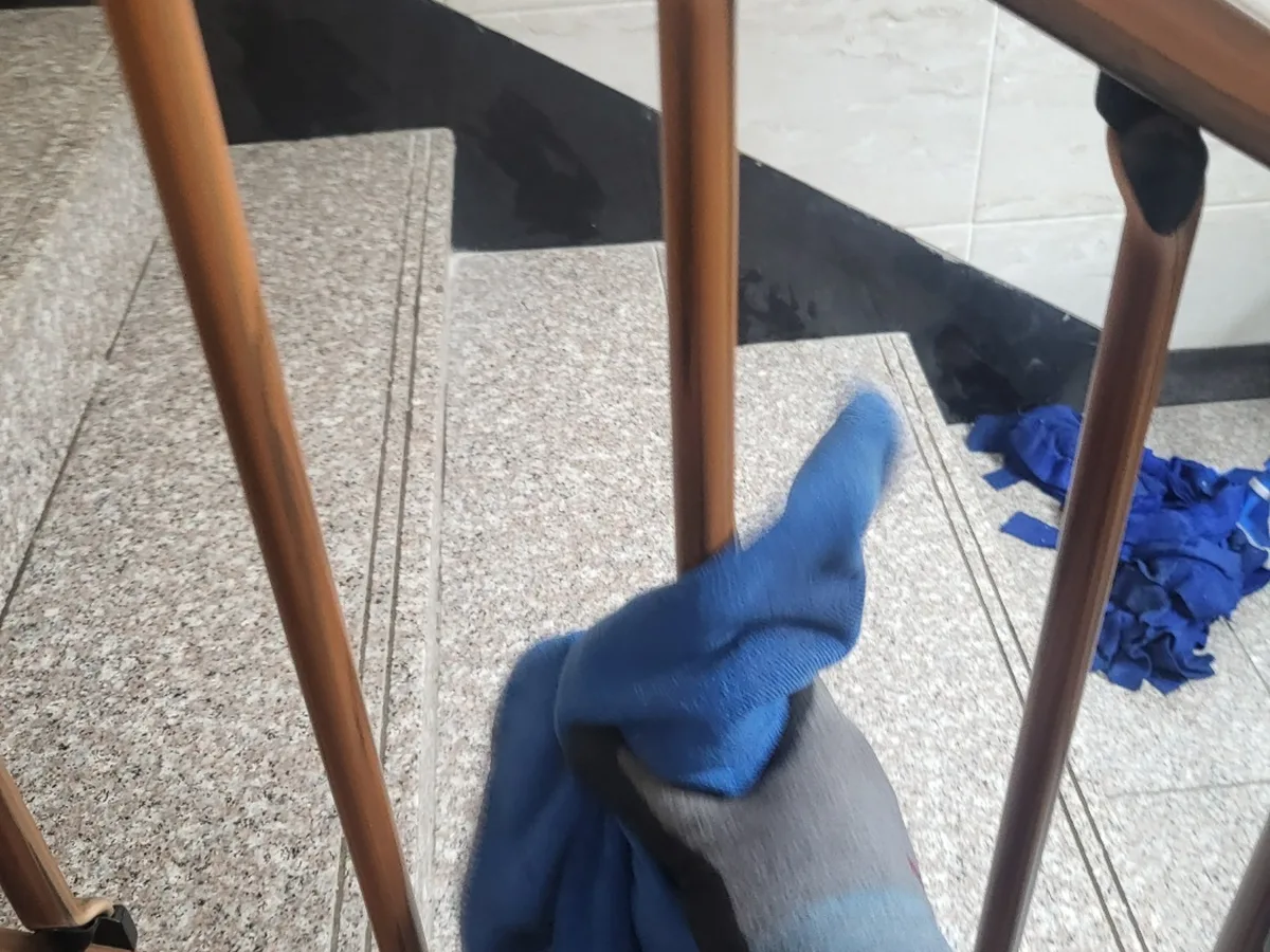 청양군 정산면 건물 난간·손잡이 위생청소 사례 - 행진크린