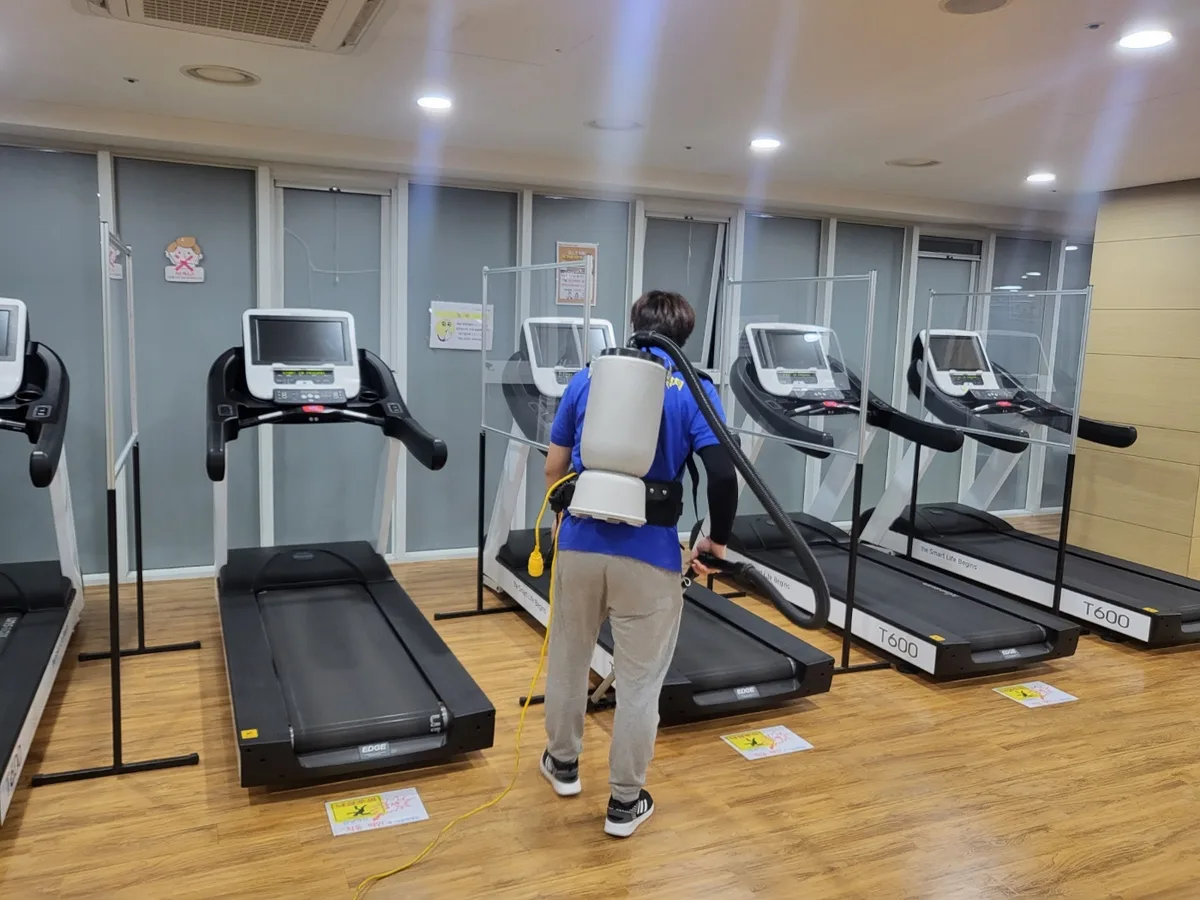 보령시 주포면 헬스장 탕비실 직원 휴게공간 위생청소 사례 - 행진크린