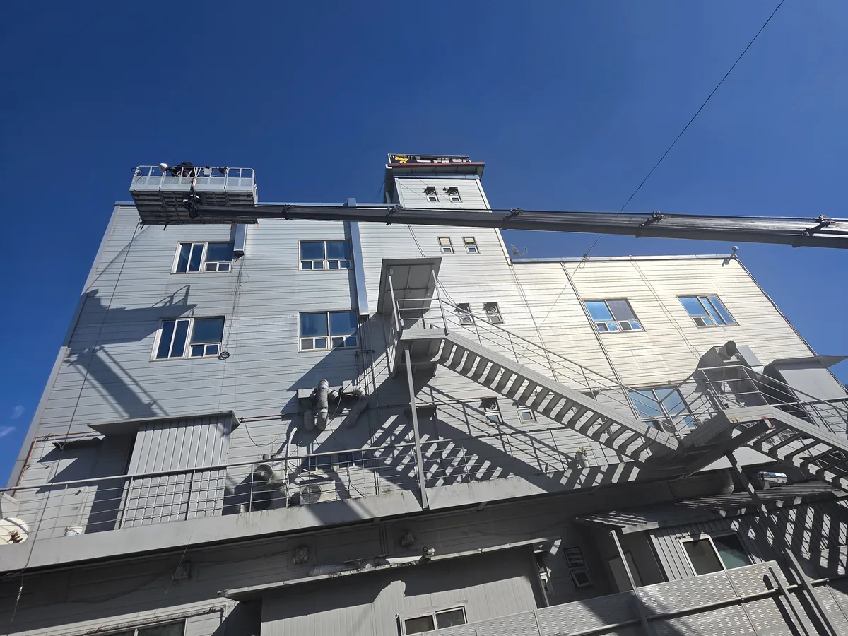 홍성군 홍북읍 건물 화장실 세면대 살균 위생청소 사례 - 행진크린